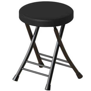 软座折叠凳靠背凳子家用椅便携马扎简约餐桌椅子高圆凳小板凳简易