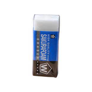 日本进口sakura樱花牌经典橡皮擦无屑擦字成线小学生铅笔写字象皮美术生素描彩铅绘画画画专用硬高光像皮用品