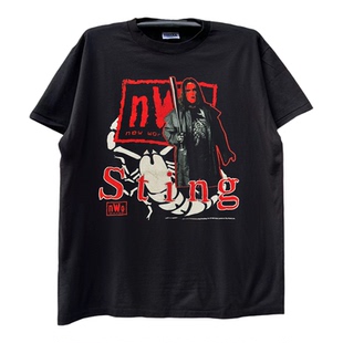 Sting斯汀暗黑美式复古下半身失踪oversize潮牌小众设计感短袖T恤