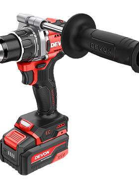 大有20V无刷锂电钻冲击钻130牛米大扭矩锂电冰钻5220电升工具5221