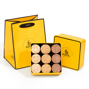 ADOL艾许黄油薄脆曲奇饼干零食休闲食品礼盒装