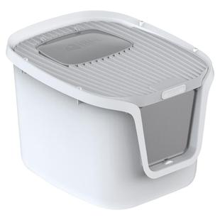 猫砂盆全封闭式超大号防带砂厕所除臭防外溅顶入一体式特大猫沙盆