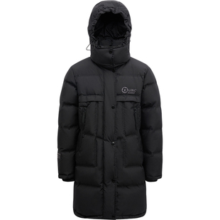 LINC金羽杰女士羽绒服冬季新款都市学院感中长款羽绒服女3339Y