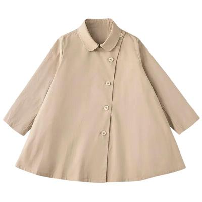 哈齿春秋娃娃领设计感斗篷外套