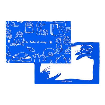 原创手绘可爱卡通生日贺卡明信片