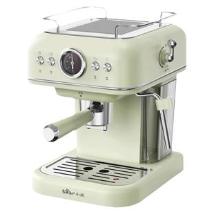 小熊意式咖啡机家用小型半自动胶囊机咖啡粉办公室咖啡壶生日礼物