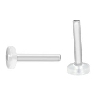 韩版树脂套管时尚透明隐形塑胶耳钉耳套DIY金属耳环耳饰品小配件