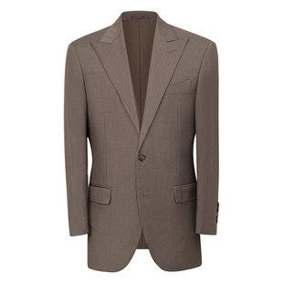 【1499礼盒】CULTUM澳洲羊毛半麻衬亲王格西服套装男新郎结婚西装