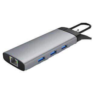 Type-C转换器适用于苹果Pro笔记本电脑USB接口MacBook转接头HDMI多功能PD快充扩展坞M4转换线网卡网线拓展坞