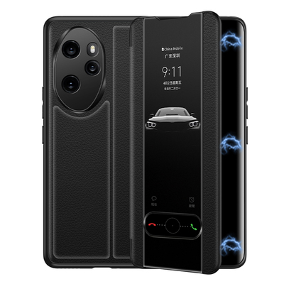 荣耀100/pro真皮磁吸翻盖手机壳