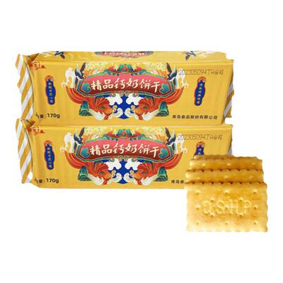 青食国潮精品钙奶饼干200g整箱
