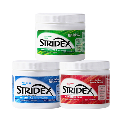 【林依轮直播间】stridex施颜适水杨酸棉片控油祛痘刷酸收缩毛孔