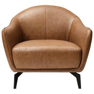 全友家居2026新款意式轻奢单人沙发椅客厅科技布艺休闲单人椅子