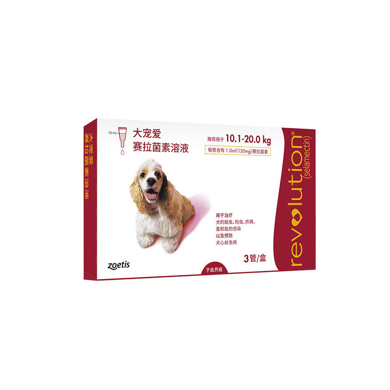 大宠爱中小型滴剂体外驱虫药