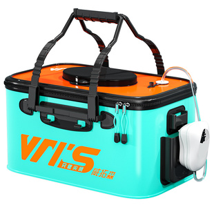 威拓森防溅水活鱼桶新型折叠钓鱼装鱼桶专用加厚活鱼箱路亚鱼护桶