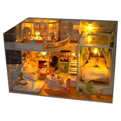 天予diy小屋手工拼装房子模型