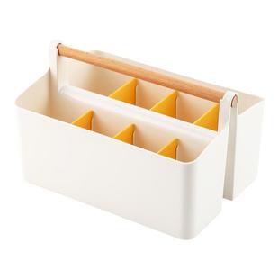 可手提多功能书桌面学生画画铅笔收纳盒桌面大容量水彩笔文具盒女孩男孩学生手提铅笔盒马克笔笔筒画笔收纳盒