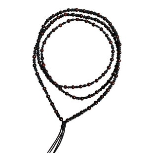 印度小叶紫檀木小米珠粗细男女吊坠配项链绳毛衣链手机挂脖眼镜绳