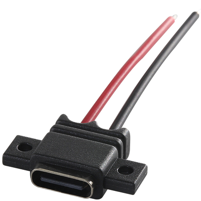 type-c防水母座充电口数据传输