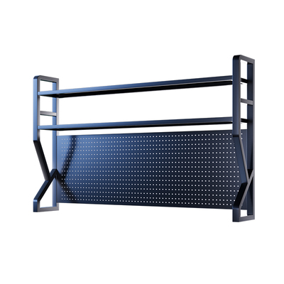 书架桌面置物架电脑桌上洞洞板