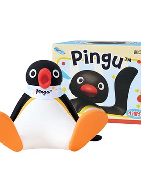 言仓Pingu企鹅小夜灯发光玩偶拍拍灯创意可爱摆件生日礼物