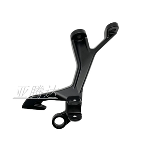 适用川崎ninja400忍者400/Z400前脚踏架排气吊架铝合金后脚踏支架