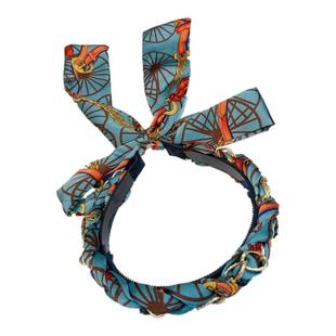 宫廷繁花飘带发箍女2025年新款时尚发带丝巾绑发外出百搭编发头饰