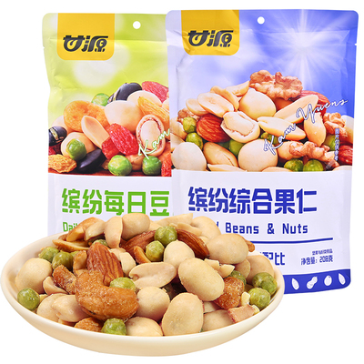 甘源缤纷豆果小包装综合果仁零食