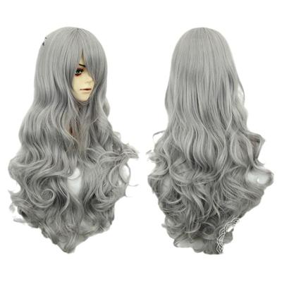 75cm中长万用长卷发cos