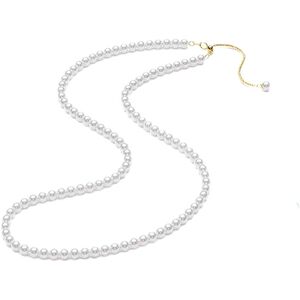 天然淡水正圆baby珠珍珠项链法式颈链气质女锁骨链轻奢小而美系列