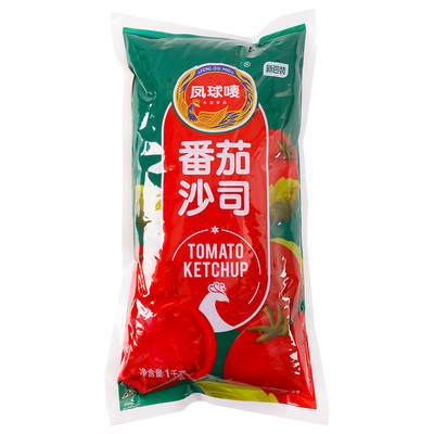 凤球唛番茄沙司手抓饼薯条