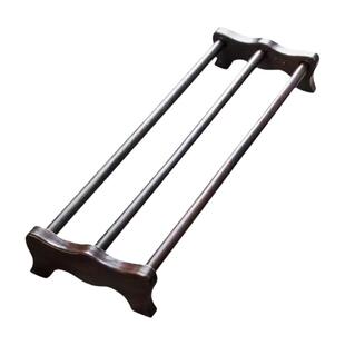 沥水杯架功夫茶杯收纳架中式楠竹茶道配件家用茶杯置物架子黑檀