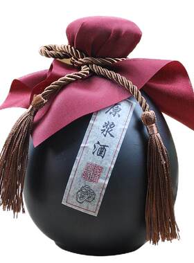 高档土陶500ml一斤装小酒壶