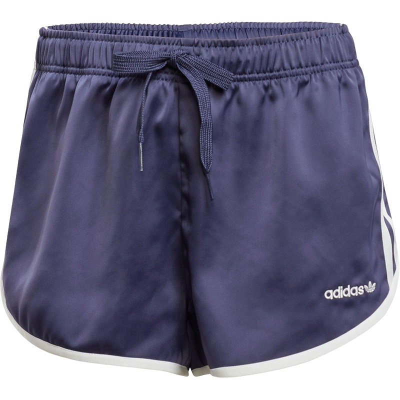 Adidas/阿迪达斯正品三叶草女士透气宽松缎面经典短裤JC8895