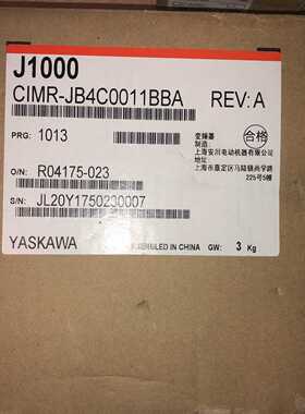 溢价-CIMR-JB4C0011BBA 安川变频器