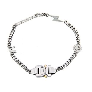 SAZ Hero Chain 原创高街机能风金属安全扣INS男女网红钛钢短项链