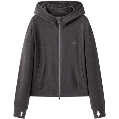 太平鸟冬季基础款针织开衫主题字母女针织衫A3CRE4371