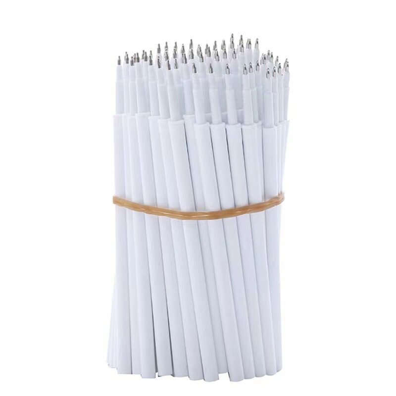 晨兮小白芯按动笔芯ST尖速干顺滑0.5mm黑色中性笔替芯按压式蓝色