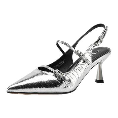 星期六法式高跟鞋2025夏季新款