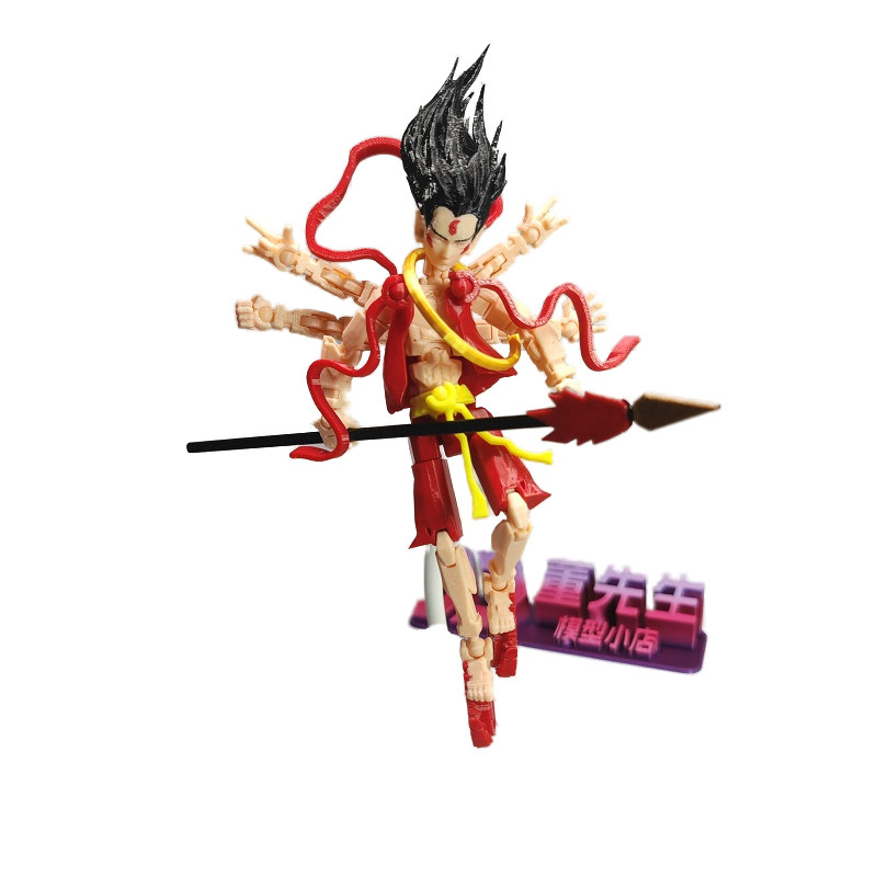 3D打印可动少年哪吒现货模型手办魔童降世电影周边现货潮玩摆件