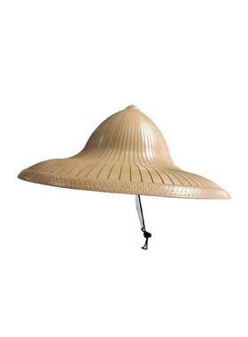 夏季防水防晒加厚大檐斗笠帽