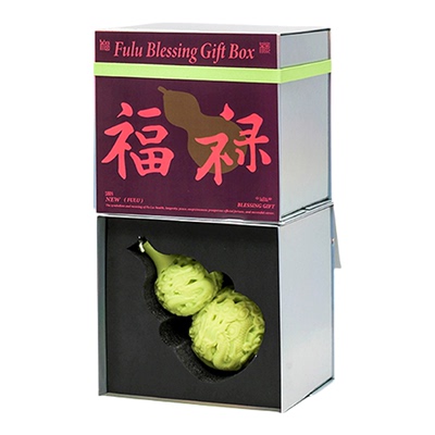 wuusee新中式福禄超级大葫芦挂件摆件礼盒香薰蜡烛生日礼物祝寿