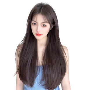 U型一片式假发发片女假发片增发量蓬松神器无痕接发黑长直发头发