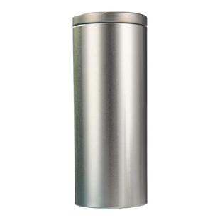 磨砂马口铁盒加厚圆形铁盒收纳盒包装盒金属茶叶大铁罐艾条密封罐