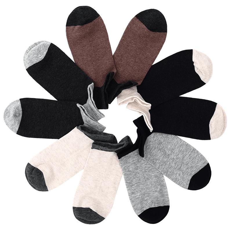棉元素薄款短筒男生夏季船袜