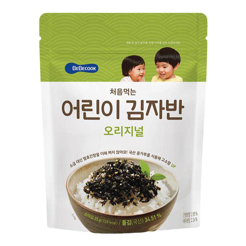 百蓓可儿儿童无酸高铁海苔碎25g*3