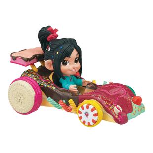 迪士尼真品无di破坏王 云妮洛普小女孩糖果卡丁车可动人偶云妮露