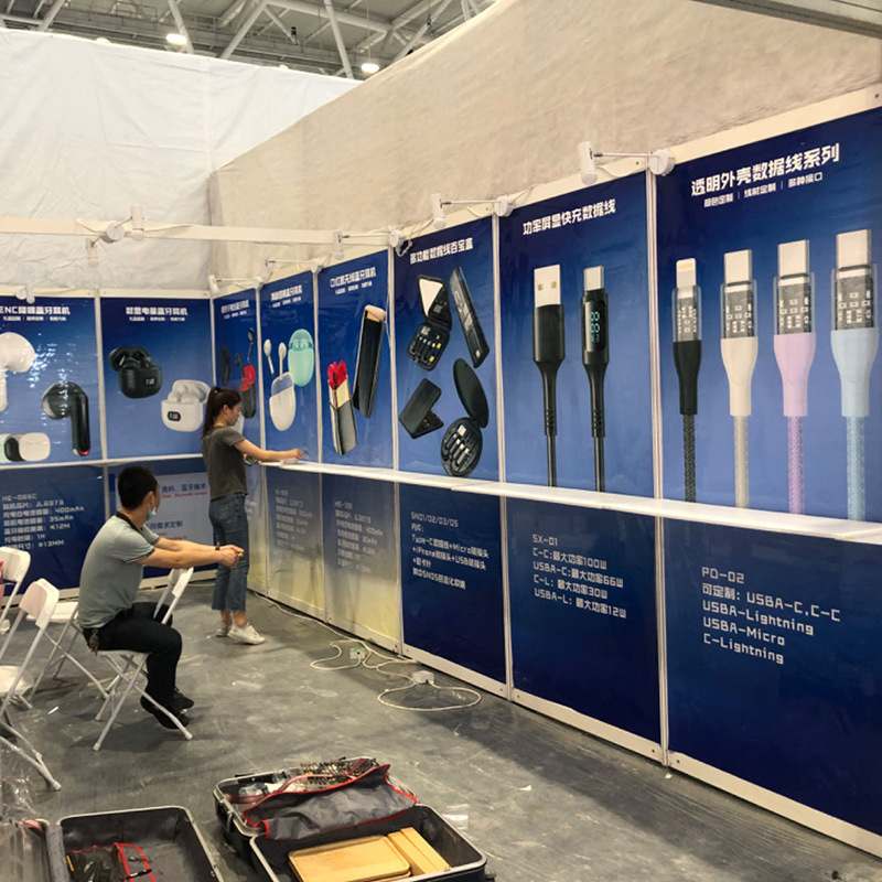 供应展会贴纸海报 展会挂轴画 参展物料 发货