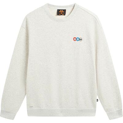 李宁1807联名宽松男套头无帽卫衣