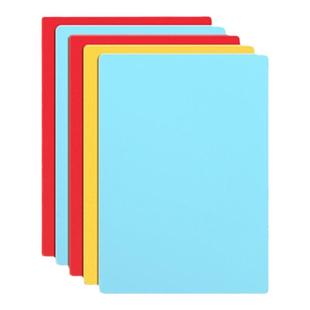 得力写字垫板硬垫板小学生一年级A4儿童书写透明专用塑料夹板手工作业板复写板16K画画试卷a3考试硅胶软垫板